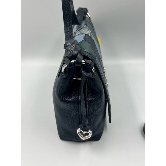 Brighton Meadow Off The Grid Front Flap Organizer Handbag Blue NWT - Picture 3 of 7